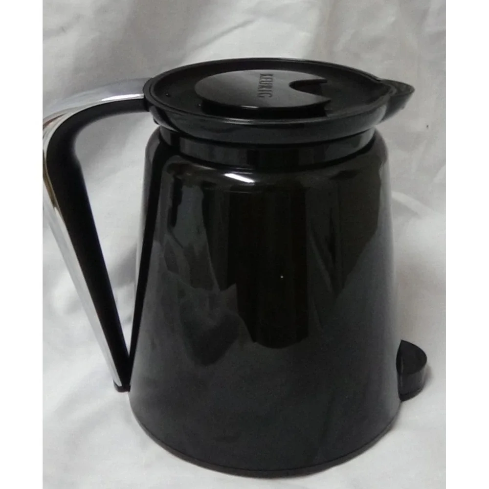 Keurig Coffee Carafe Pot Thermos Pitcher Lid Black  7.25